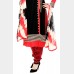 Neela’s Classic Kameez and shalwar in soft CVC jacquard fabric with soft Georgette Dupatta
